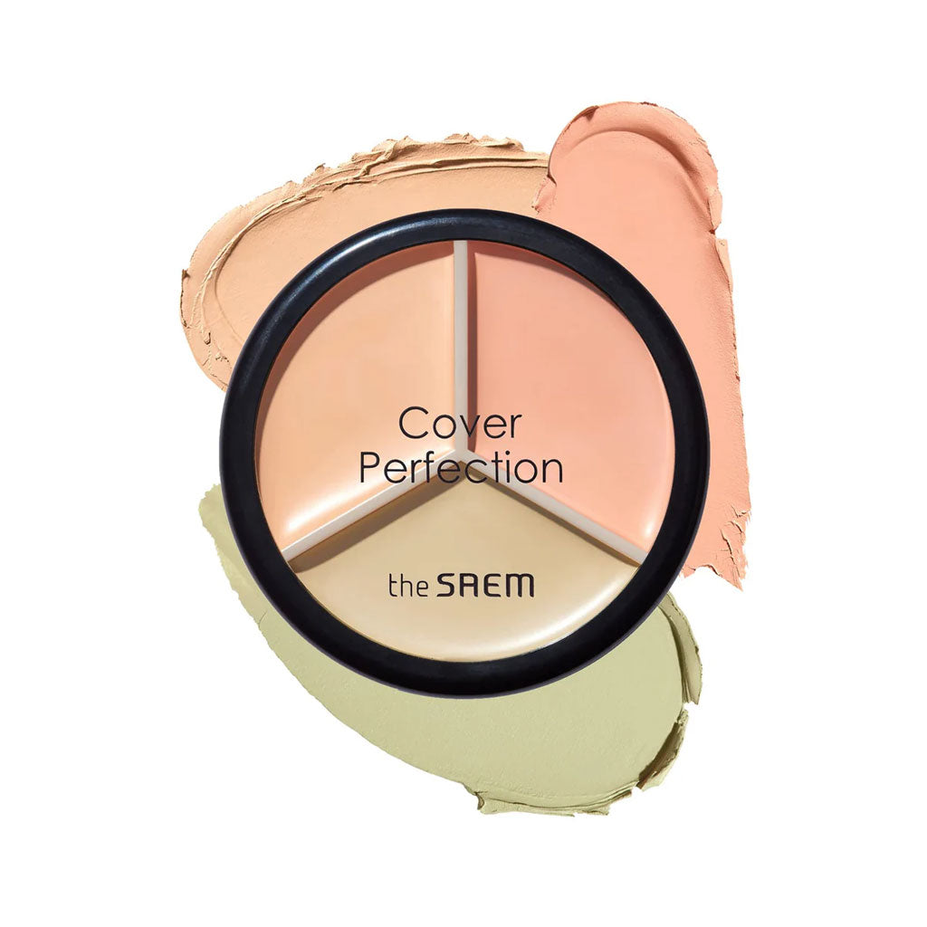 the SAEM Cover Perfection Triple Pot Concealer