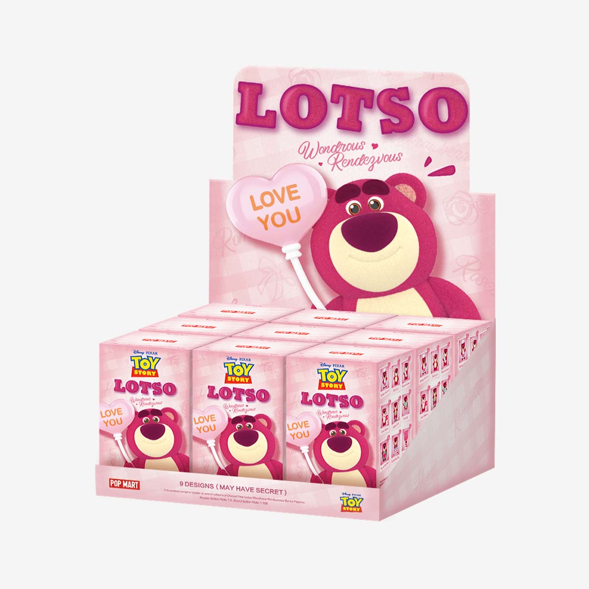 POP MART Disney/Pixar Lotso Wondrous Rendezvous Series Figures Blind Box