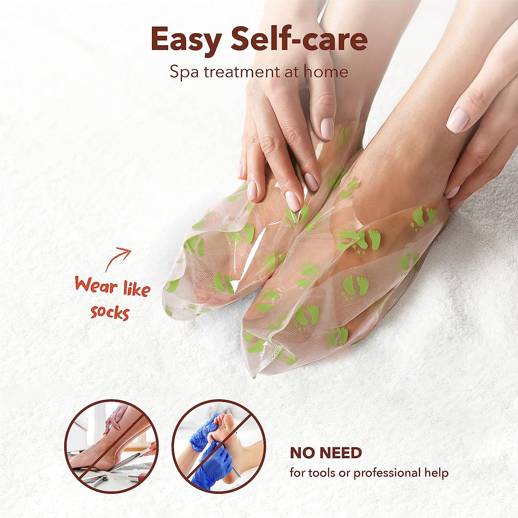 PUREDERM-Exfoliating Foot mask