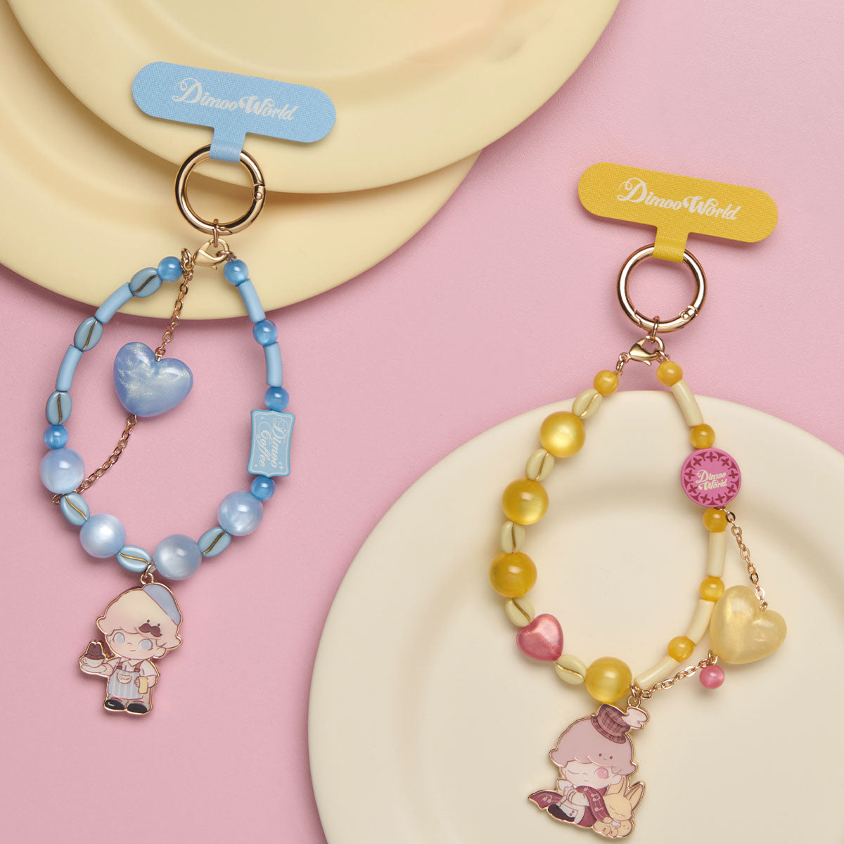 POP MART DIMOO Crush on Coffee Series-Phone Charm Blind Box