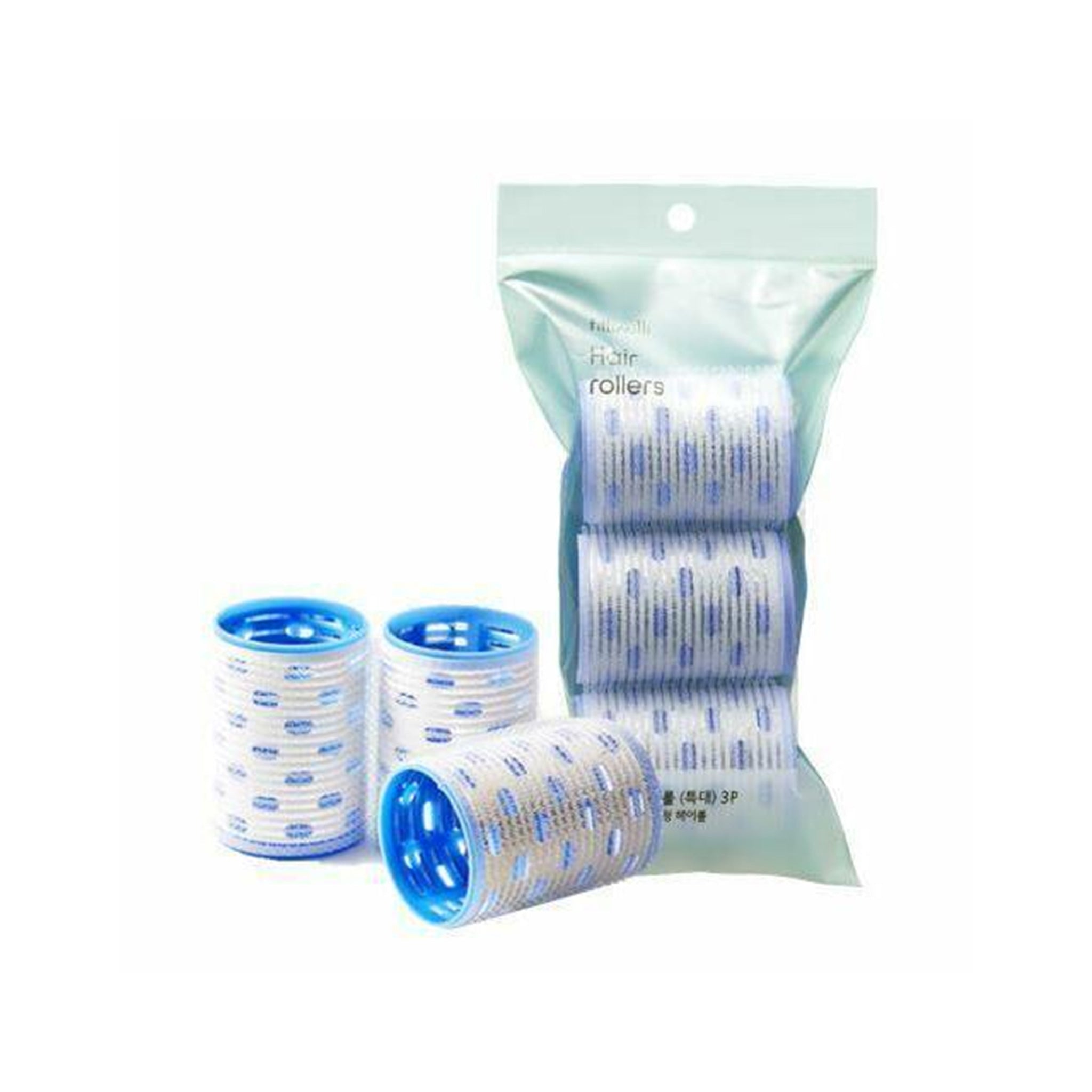 fillimilli Hair Rollers Blue XL 3pcs