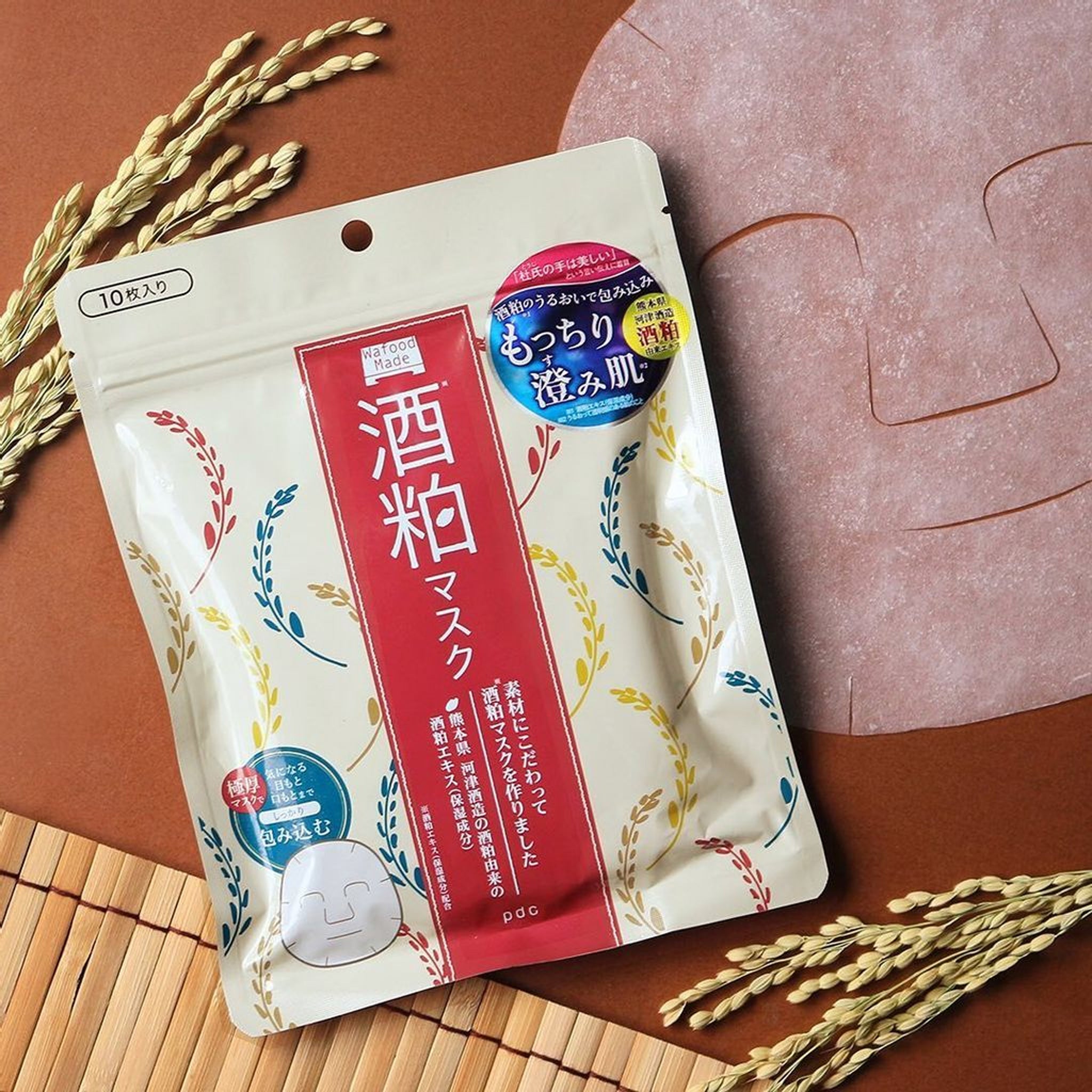 PDC Wafood Made Sake Lees Sheet Mask