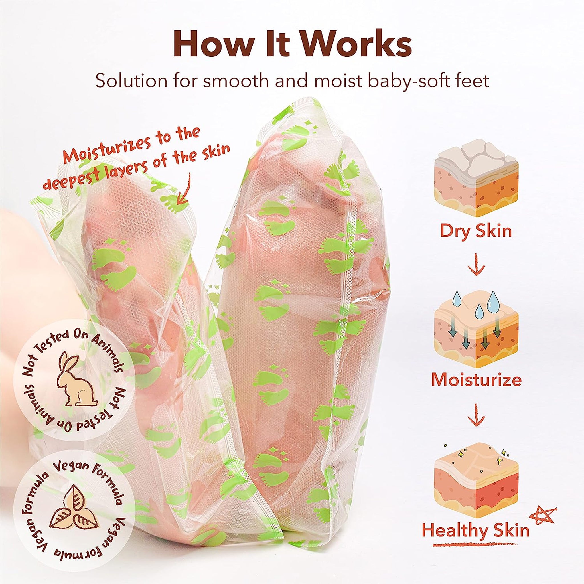 PUREDERM-Exfoliating Foot mask