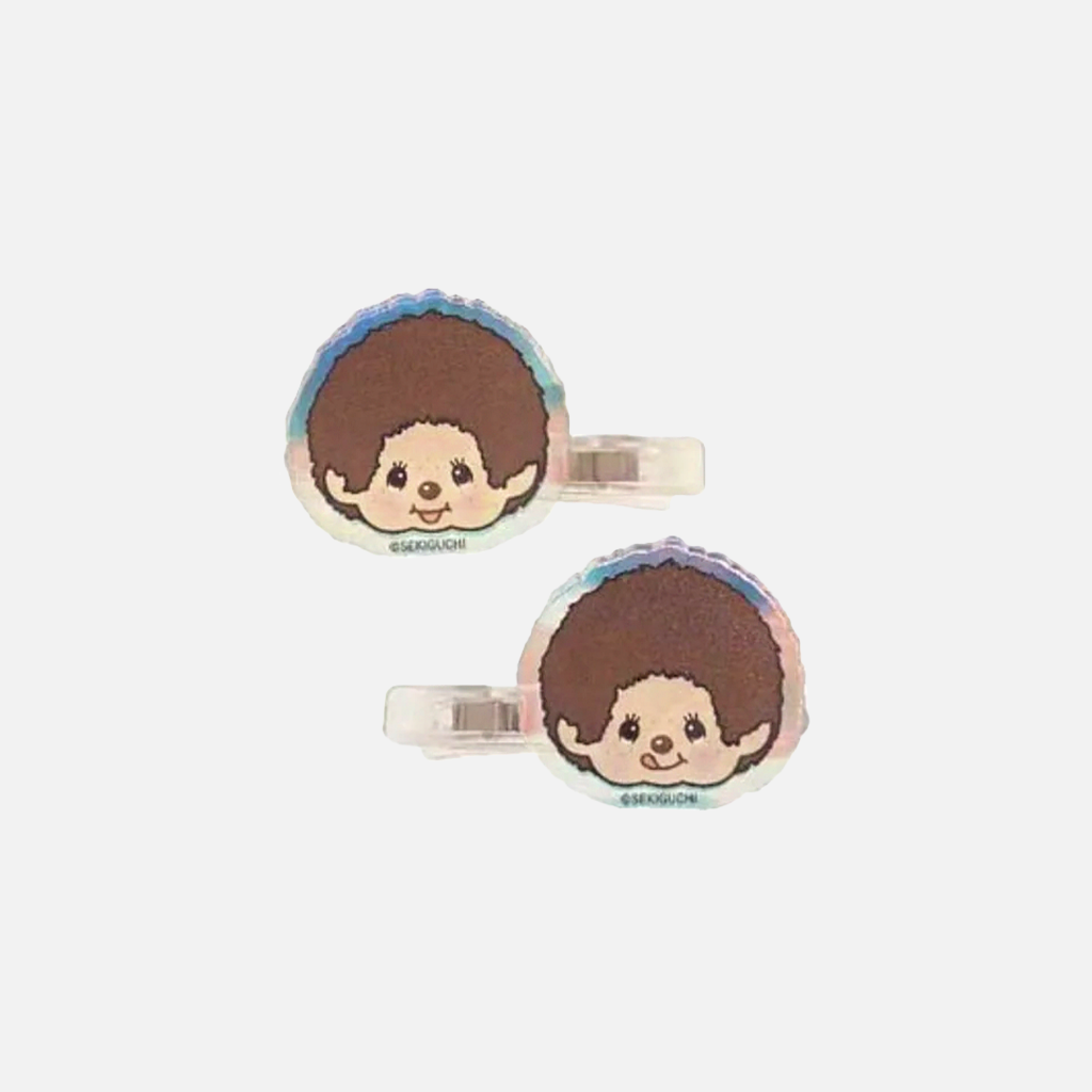 Monchhichi Acrylic Hair Clip Set 2 pcs
