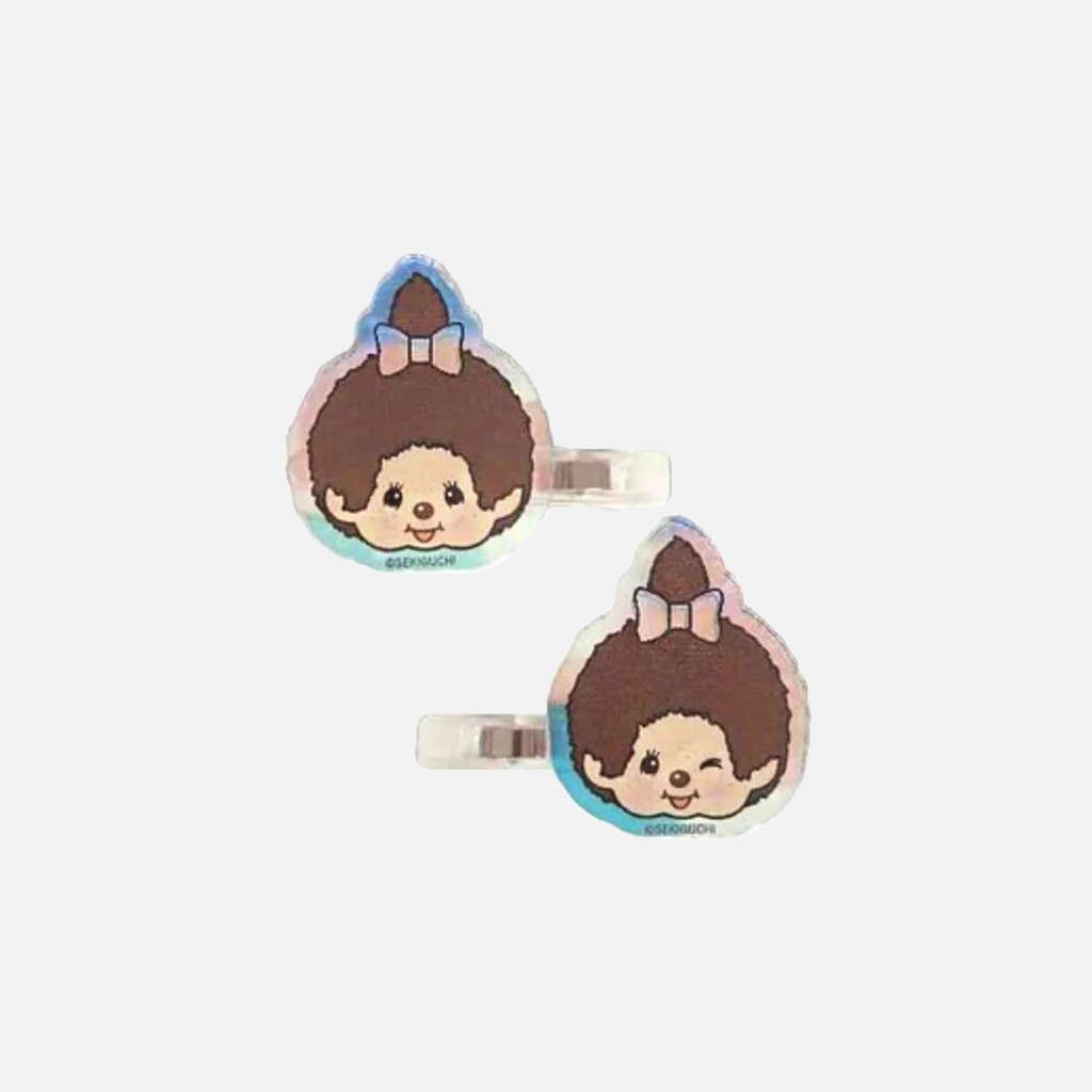 Monchhichi Acrylic Hair Clip Set 2 pcs