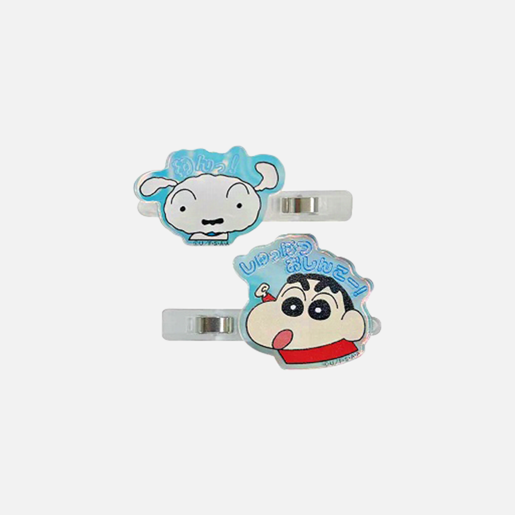 Aiplanning Crayon Shin-chan Aurora Acrylic Hair Clip 2 pcs