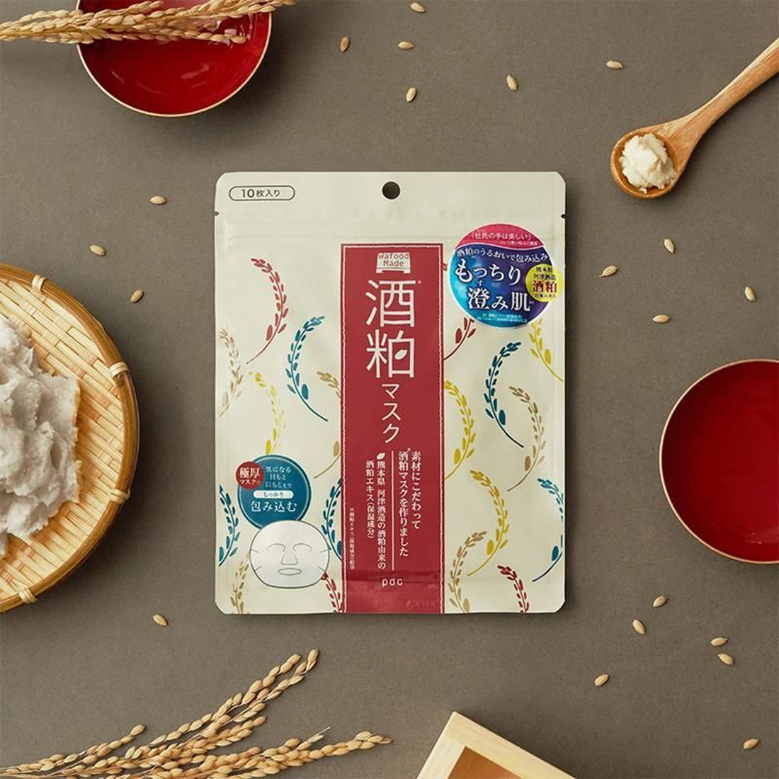 PDC Wafood Made Sake Lees Sheet Mask