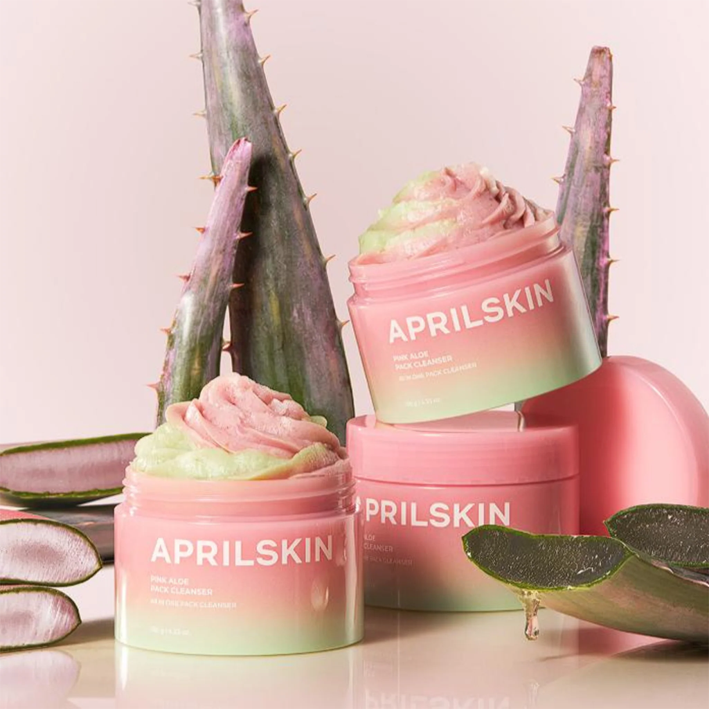 APRILSKIN Pink Aloe Pack Cleanser 120 g