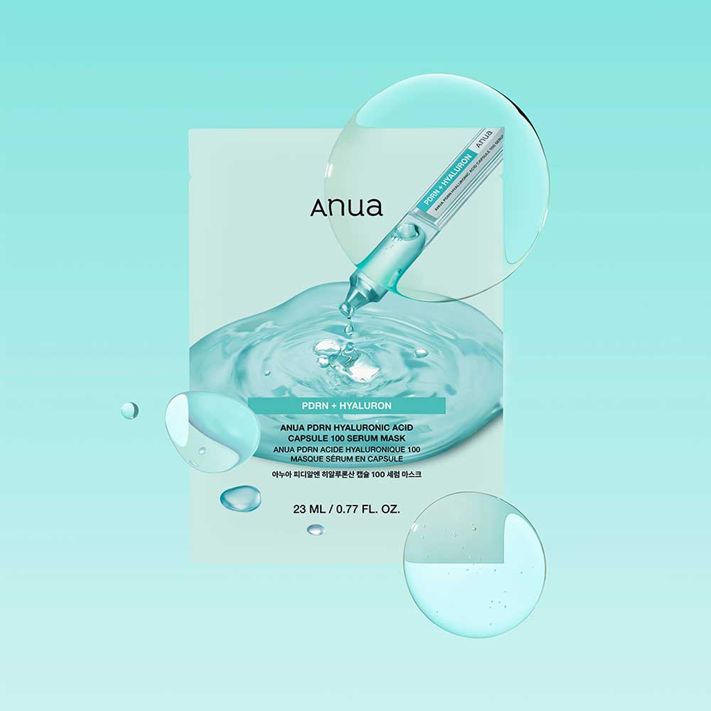 Anua PDRN Hyaluronic Acid Capsule 100 Serum Mask 23 ml