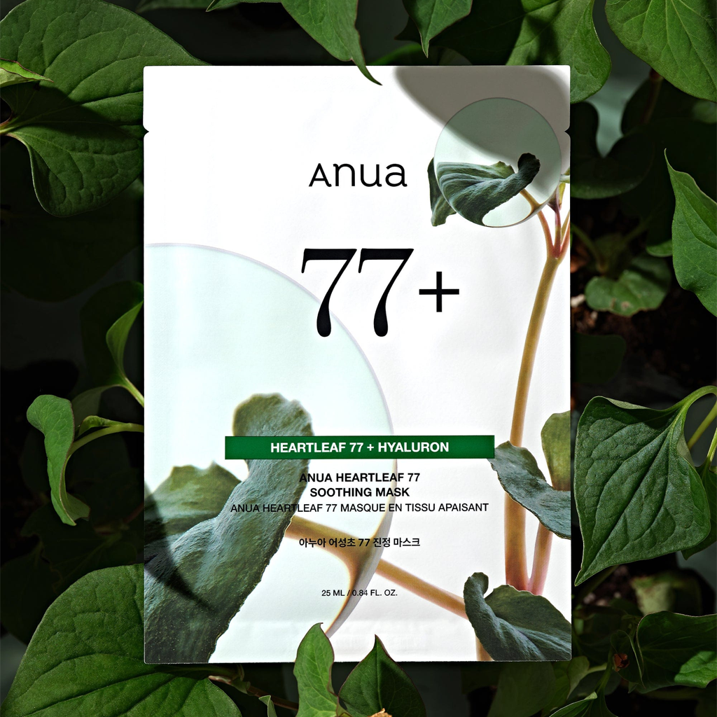 Anua Heartleaf 77% Soothing Sheet Mask – LAMOUR Beauty & Life