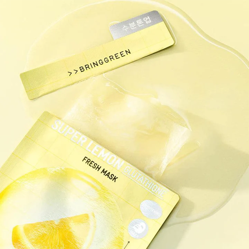 BRINGGREEN Super Lemon Glutathione Fresh Mask 1pc