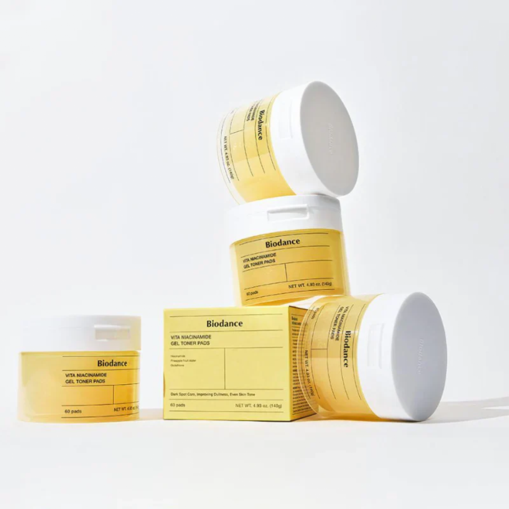 Biodance Vita Niacinamide Gel Toner Pad 60pads