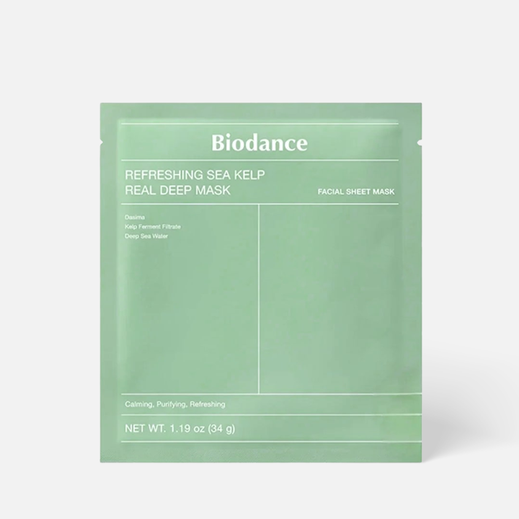 Biodance Refreshing Sea Kelp Real Deep Mask 4 pcs
