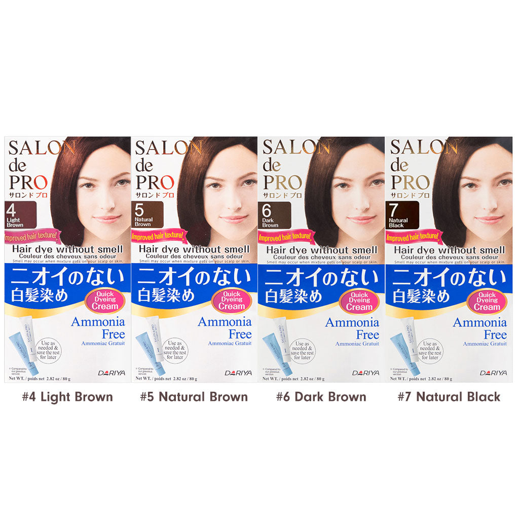 Dariya 沙龙级别 白发专用无味染发剂