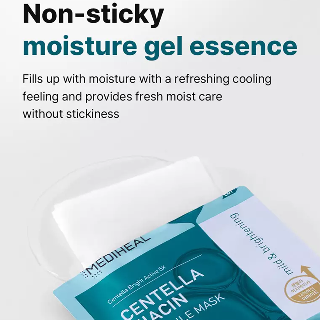 MEDIHEAL Centella Niacin Ampoule Mask