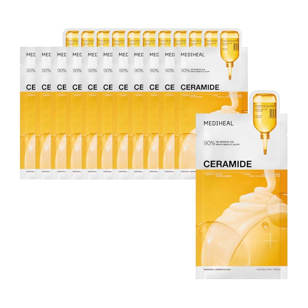 MEDIHEAL Ceramide Essential Mask Mositure Barrier 10 pcs