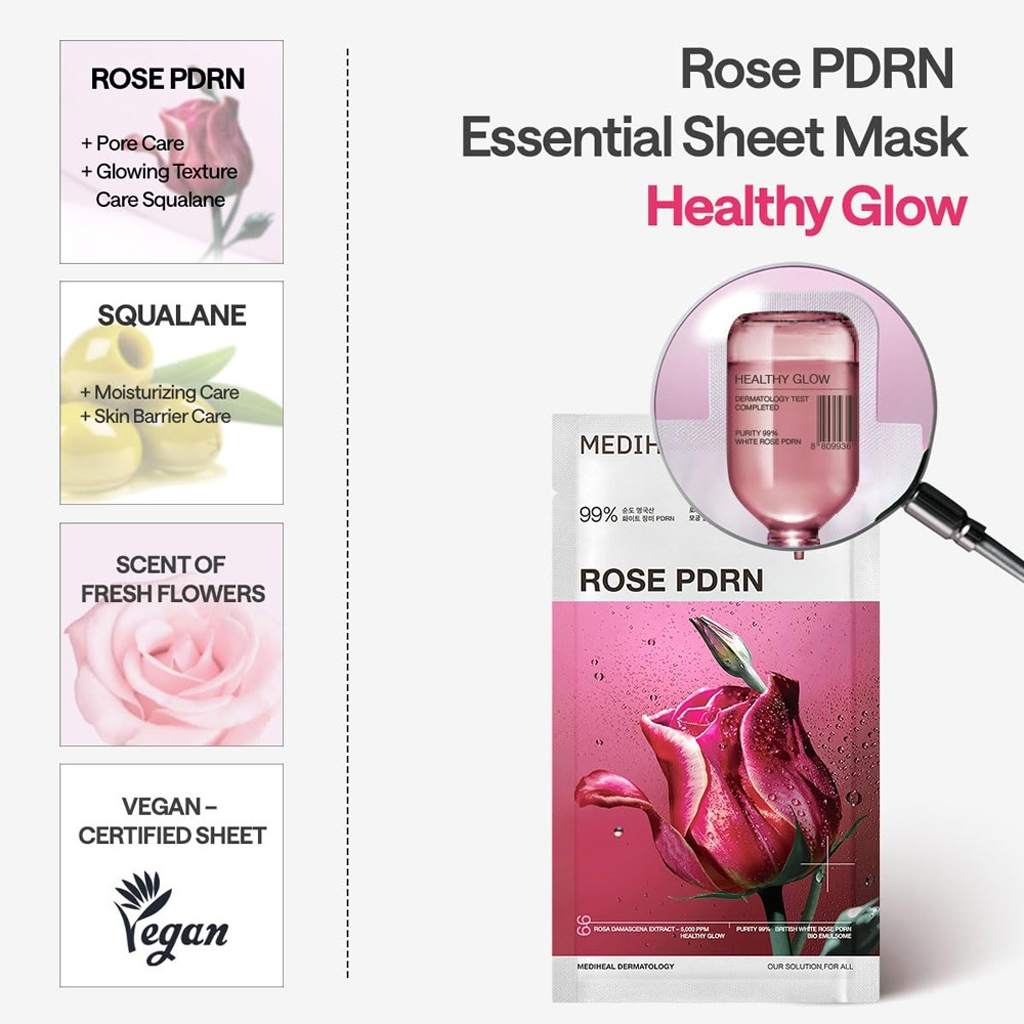 MEDIHEAL Rose PDRN Essential Mask