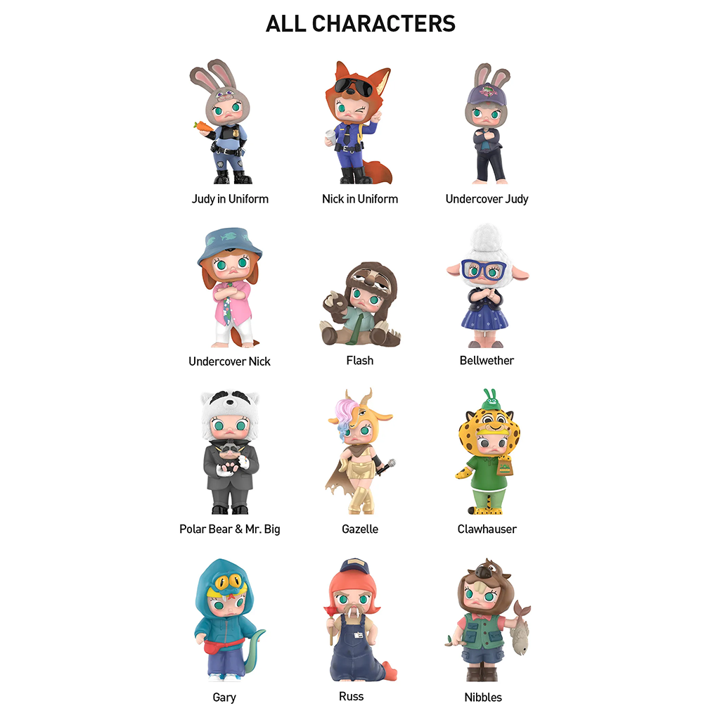 MOLLY × Zootopia Co-branded Series Figures