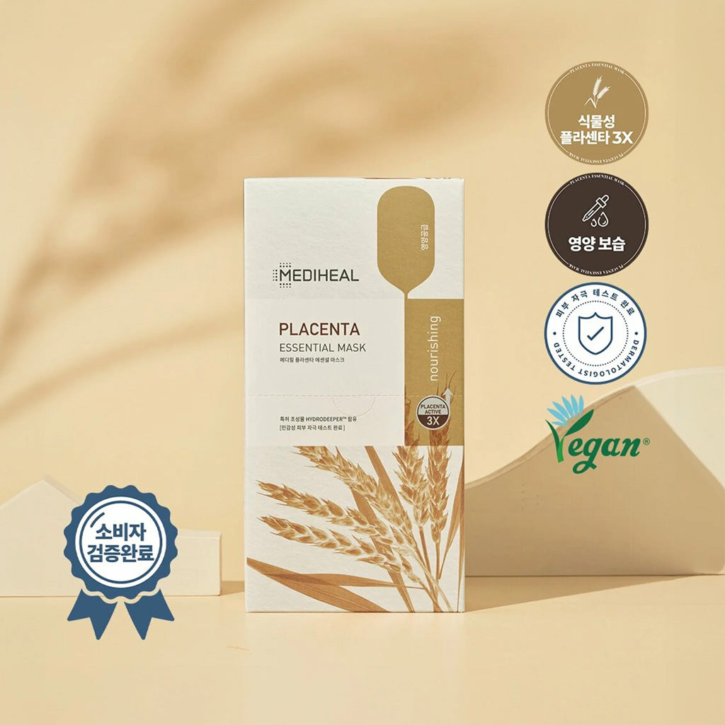 MEDIHEAL Placenta Essential Mask 10 pcs