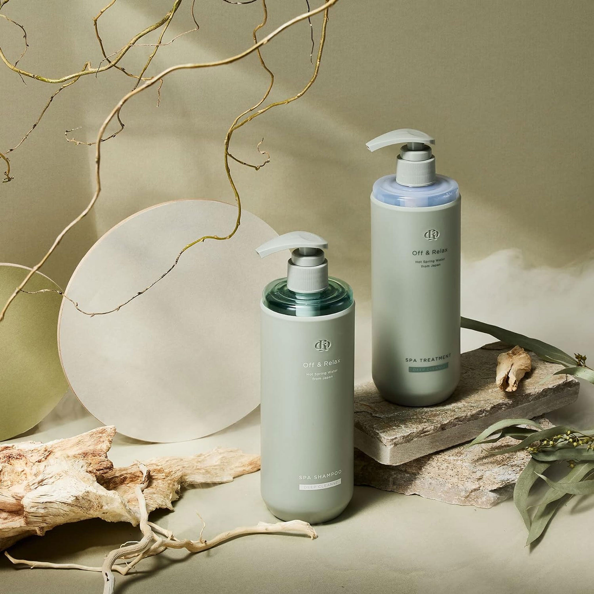 Off & Relax 温泉滋养洗发水 深层清洁 460ml