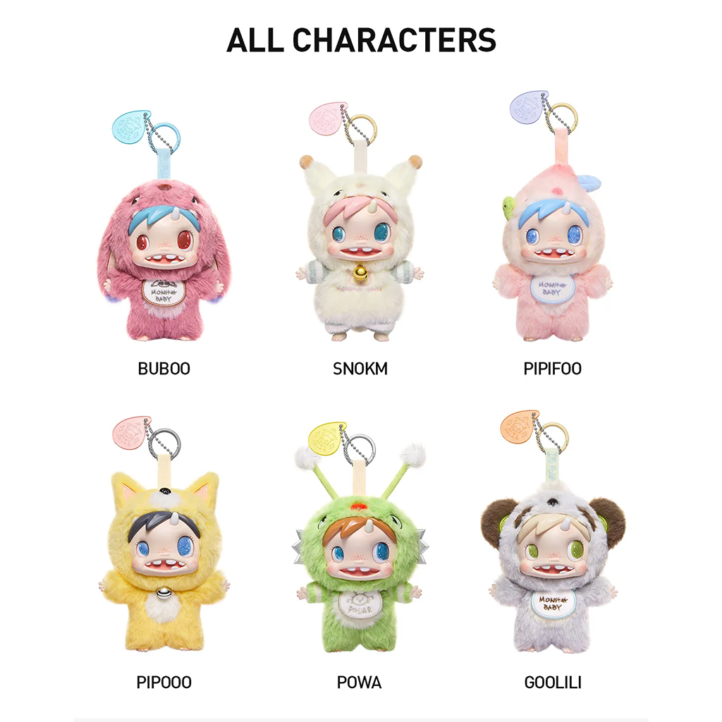 POLAR-Monster Baby Collection Series Plush Pendant Ver.1