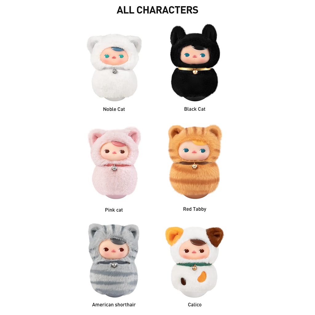 PUCKY Roly-Poly Kitty Series-Vinyl Plush Blind Box