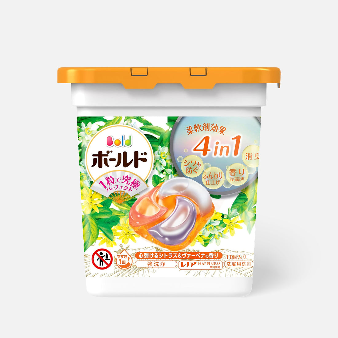 P&G 4D碳酸洗衣球 柑橘和马鞭草 11pcs