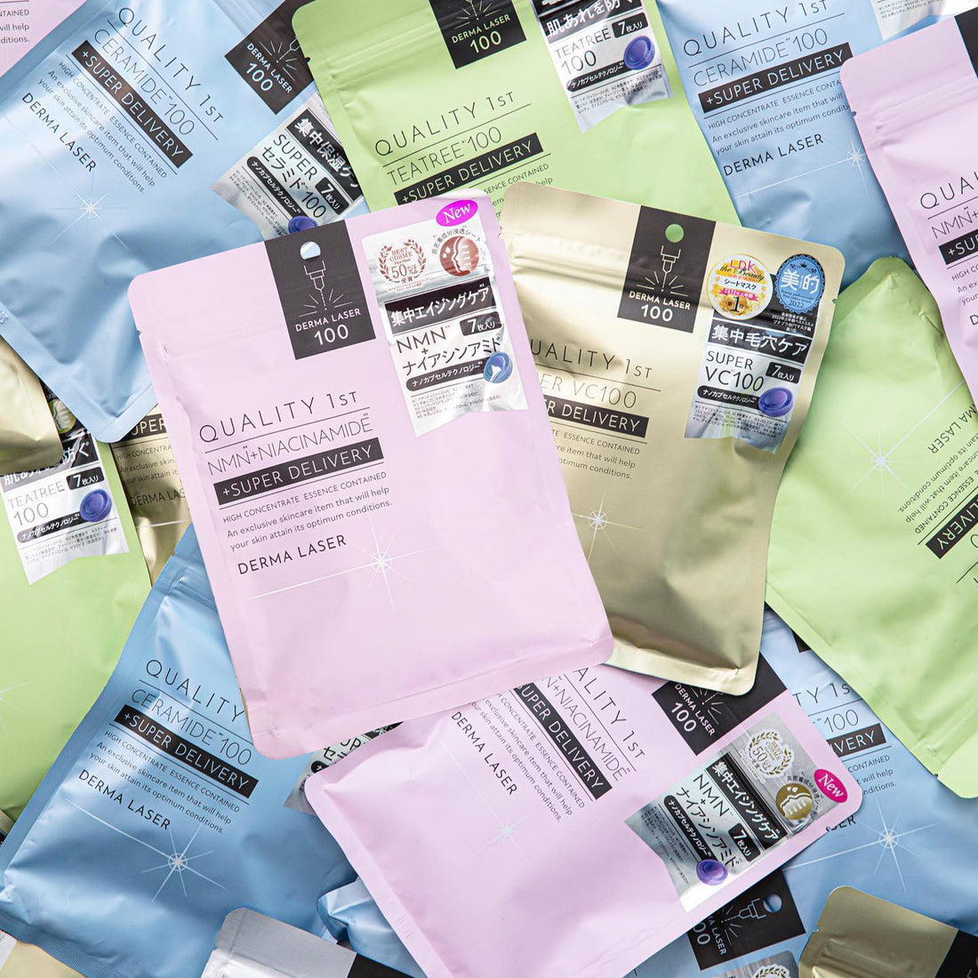 QUALITY 1st Derma Laser Super 100 Mask 7 pcs