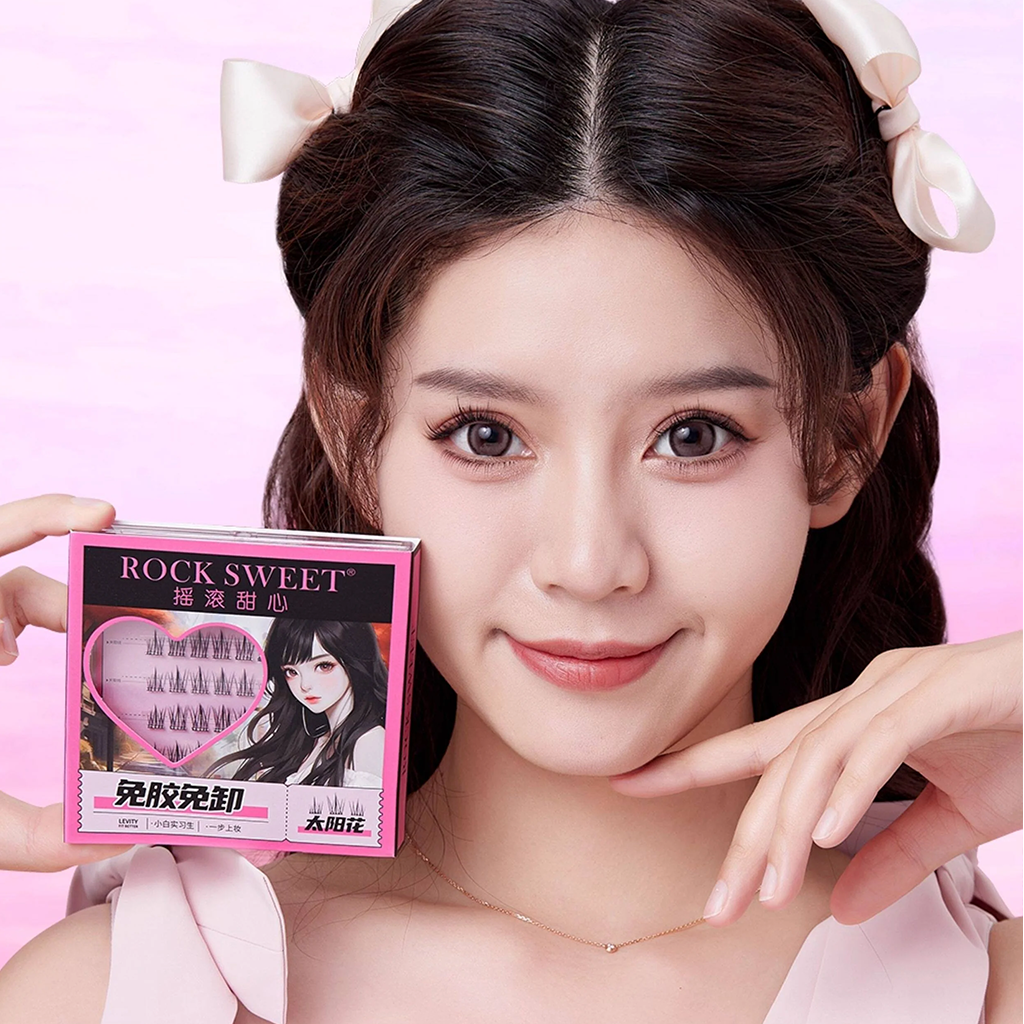 Rock Sweet False Eyelashes Glue Free