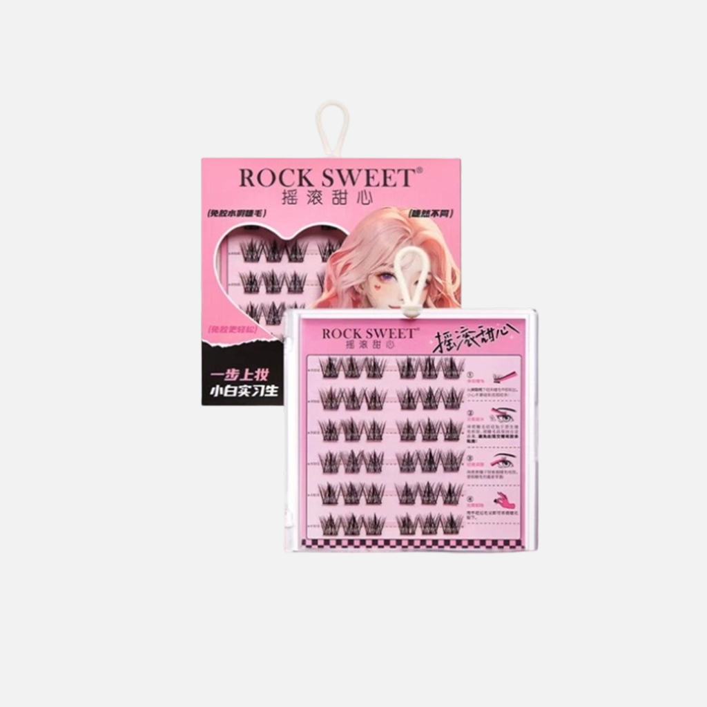 Rock Sweet False Eyelashes Glue Free