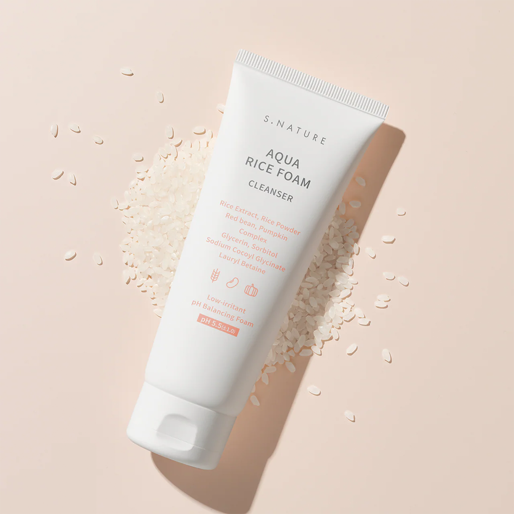 S.NATURE Aqua Rice Foam Cleanser 160ml
