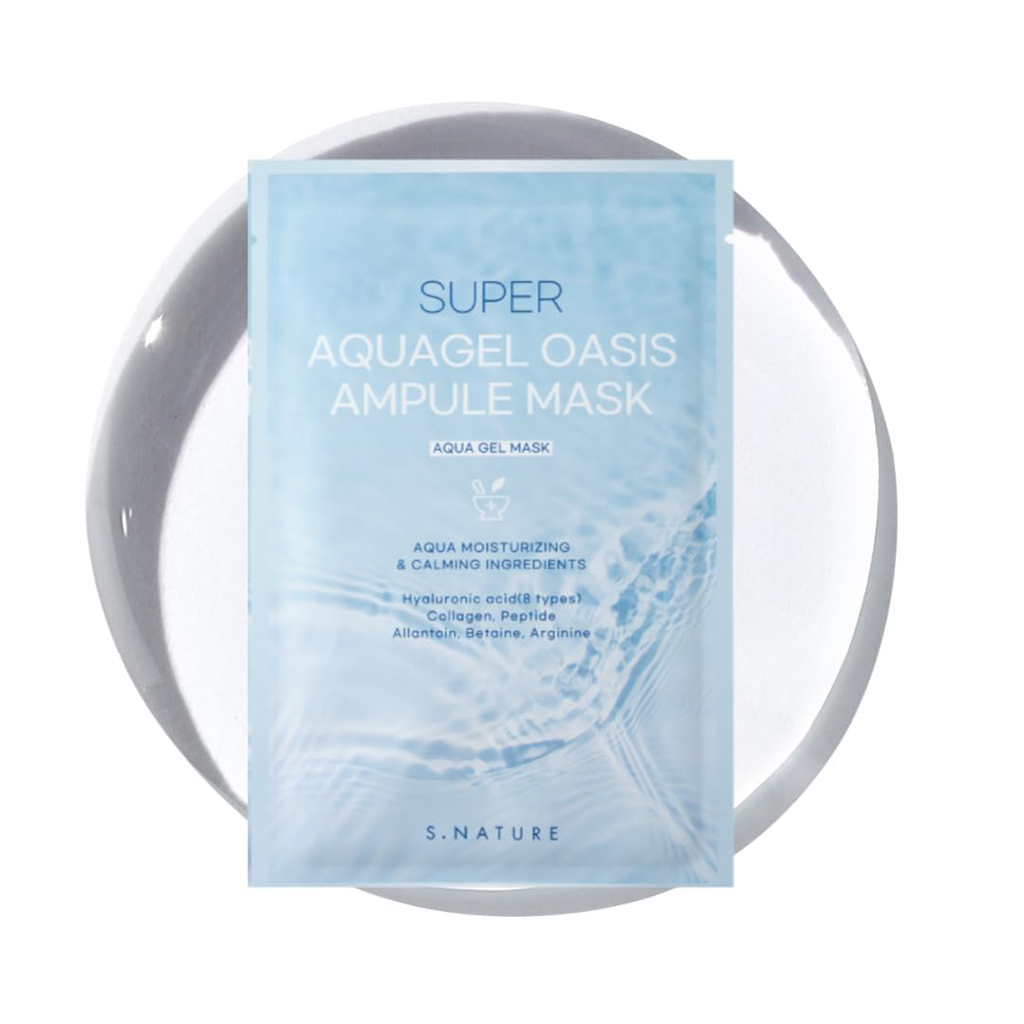 S.NATURE Super Aqua Gel Oasis Ampule Mask 5pcs
