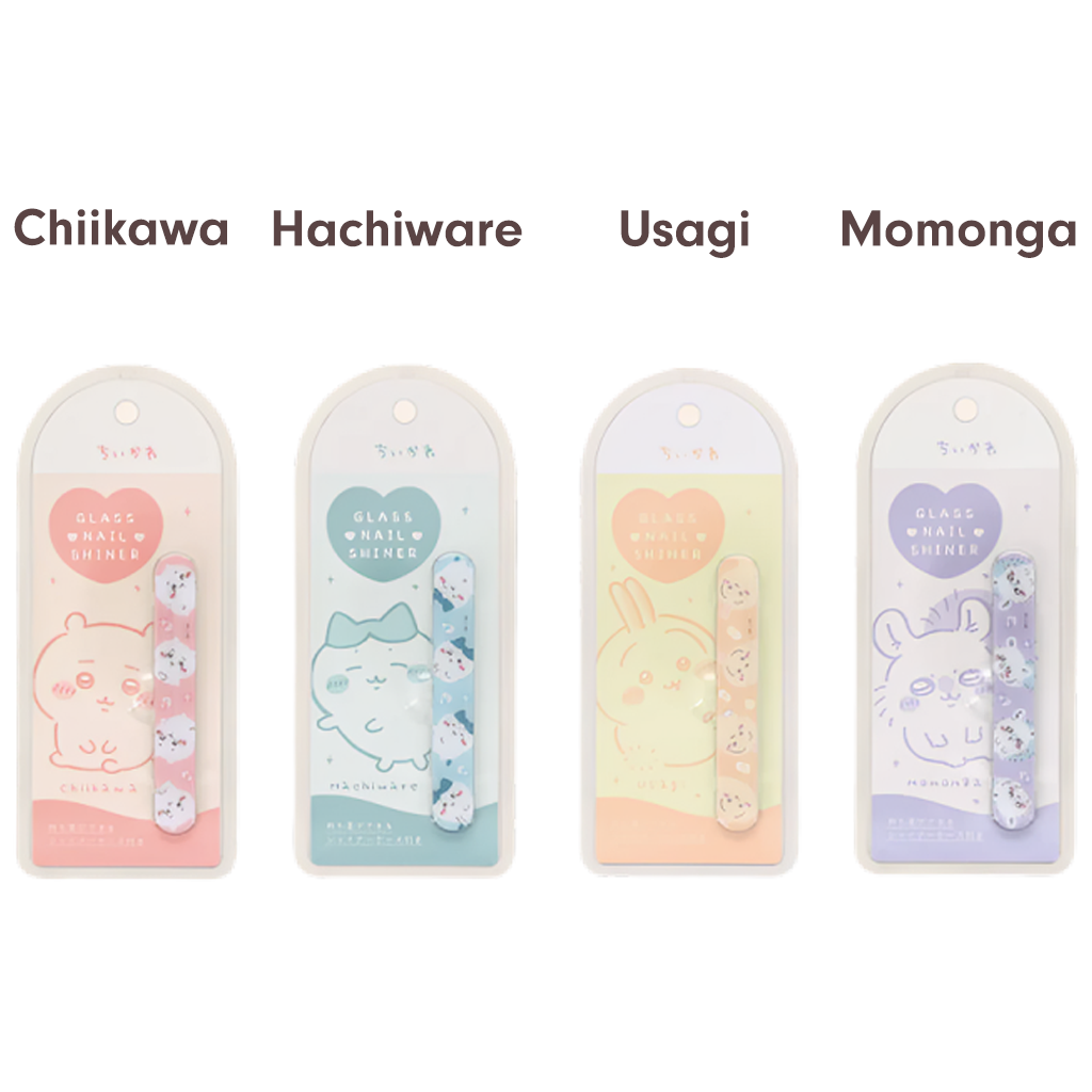 SHOBIDO Chiikawa 玻璃美甲抛光指甲锉 1 支