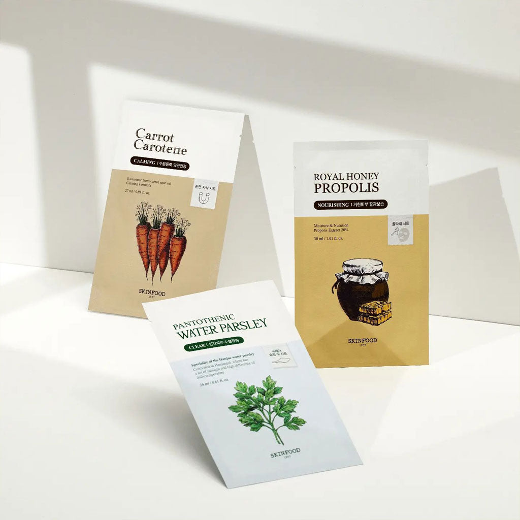 SKINFOOD 胡萝卜/水芹菜/皇家蜂蜜面膜