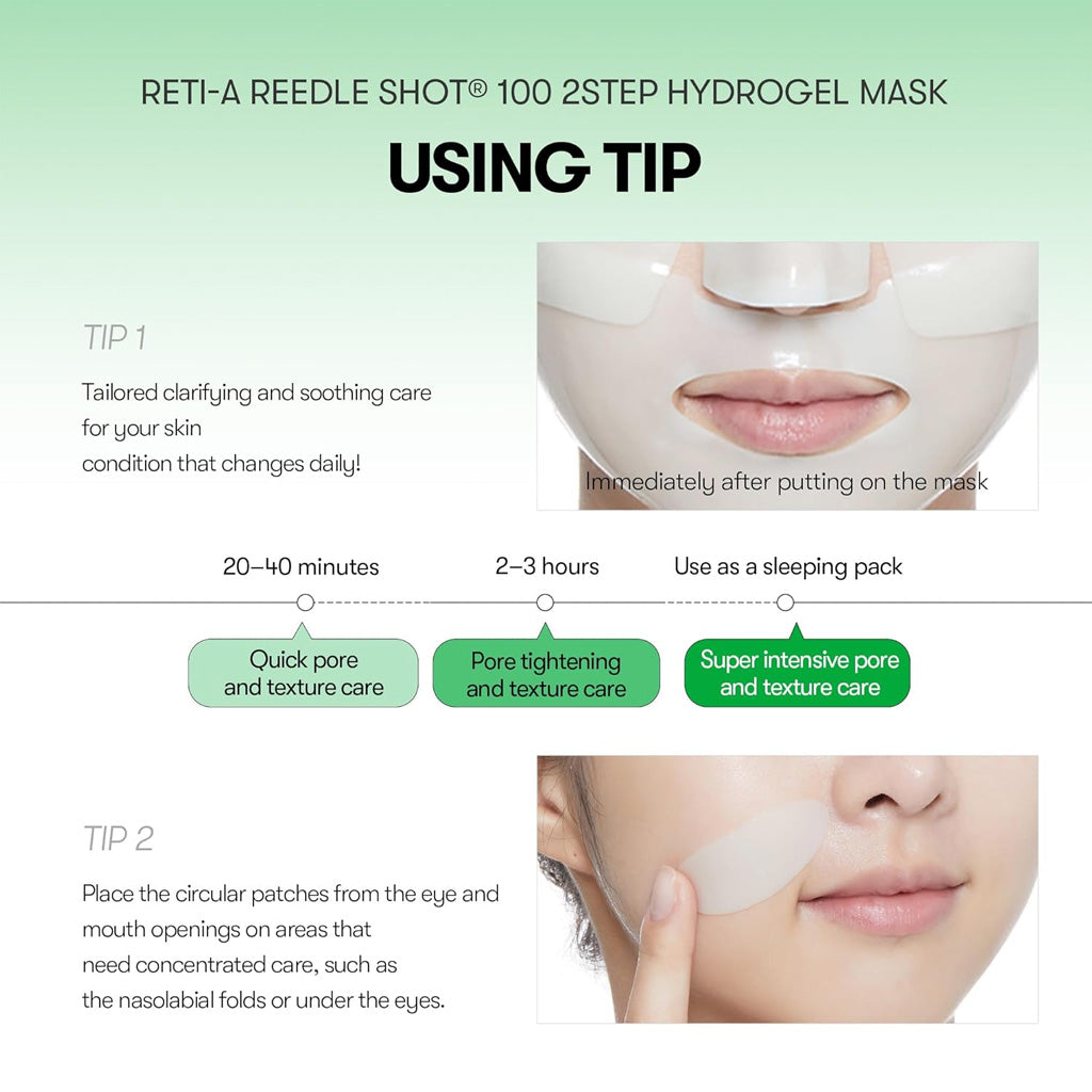 VT Reti-A Reedle Shot 100 2 Step Hydrogel Mask