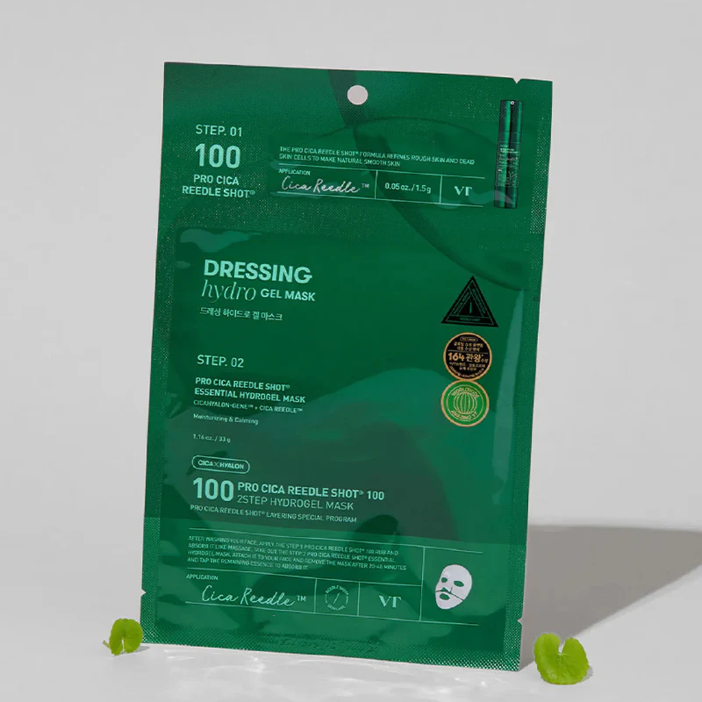 VT Pro Cica Reedle Shot 100 2Step Hydrogel Mask 1 box/4 pcs
