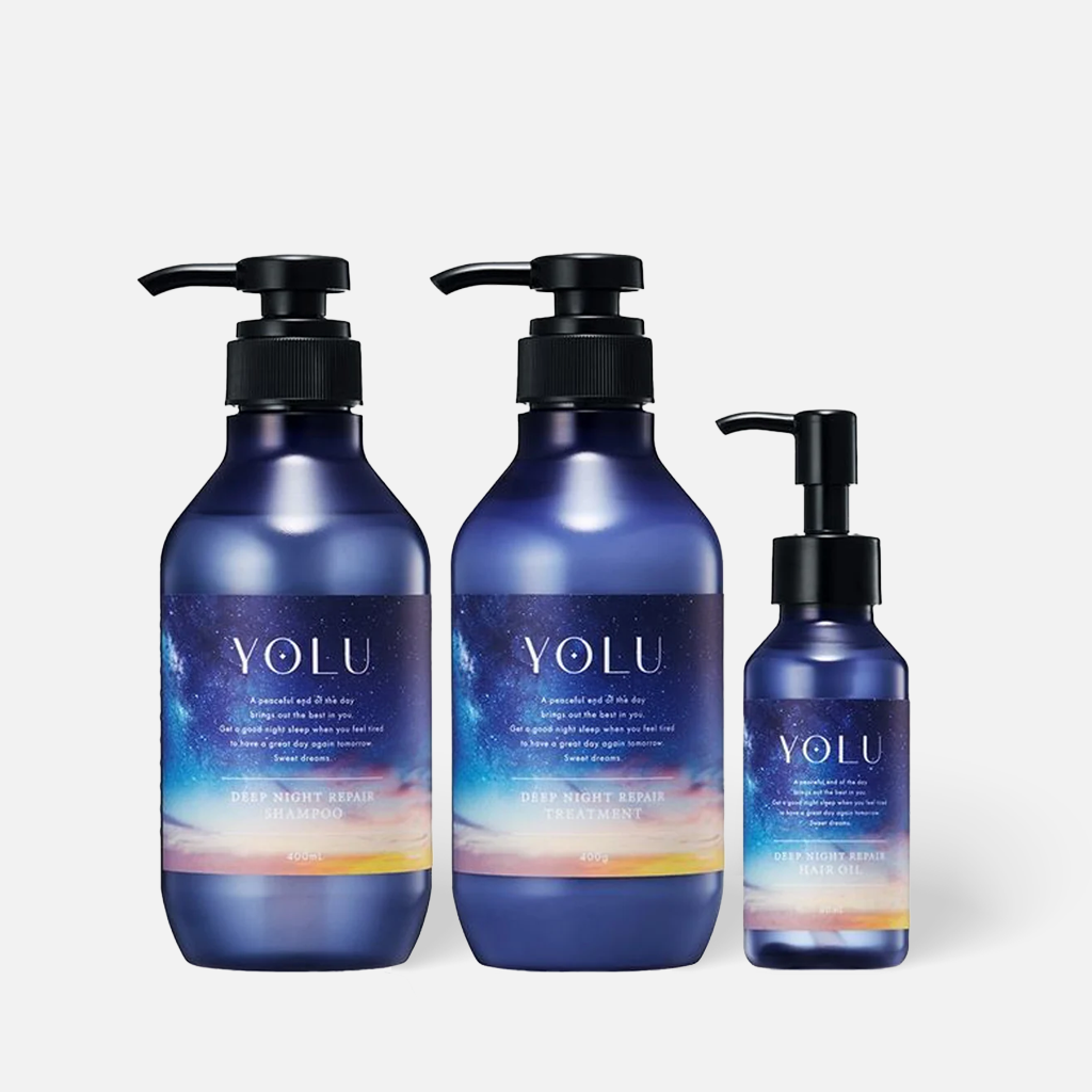 YOLU Deep Night Repair Hair Care Set 400 ml + 400 g + 80 ml YOLU Deep Night Repair Hair Care Set 400 ml + 400 g + 80 ml