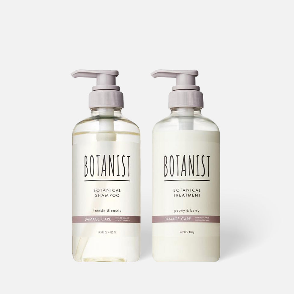 BOTANIST Botanical Freesia&Cassis Shampoo+Conditioner Set 370 ml + 370 g