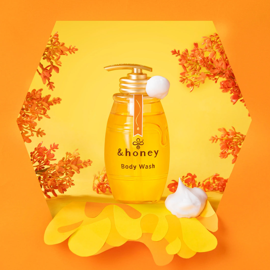 ViCREA &honey Osmanthus Honey Deep Moist Gel Body Wash 500 ml