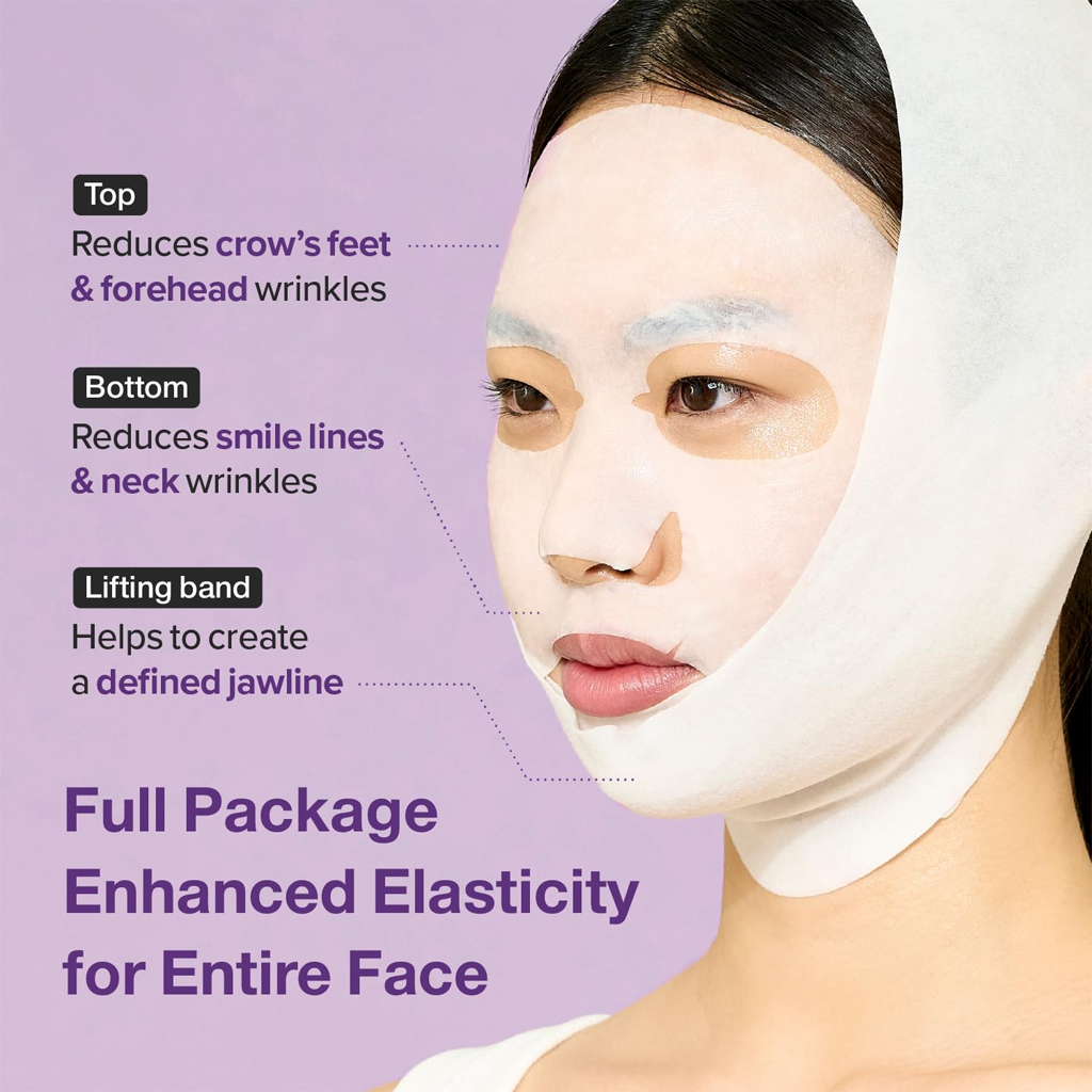 numbuzin No.9+ NAD Bio Lifting Full Cover Facial Mask 4 pcs