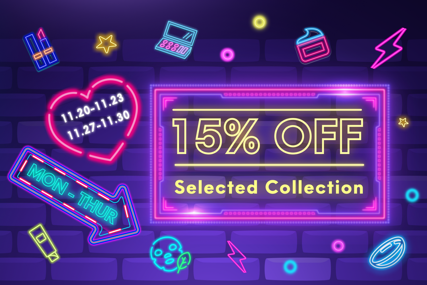 Black Friday - 15% off selected collection