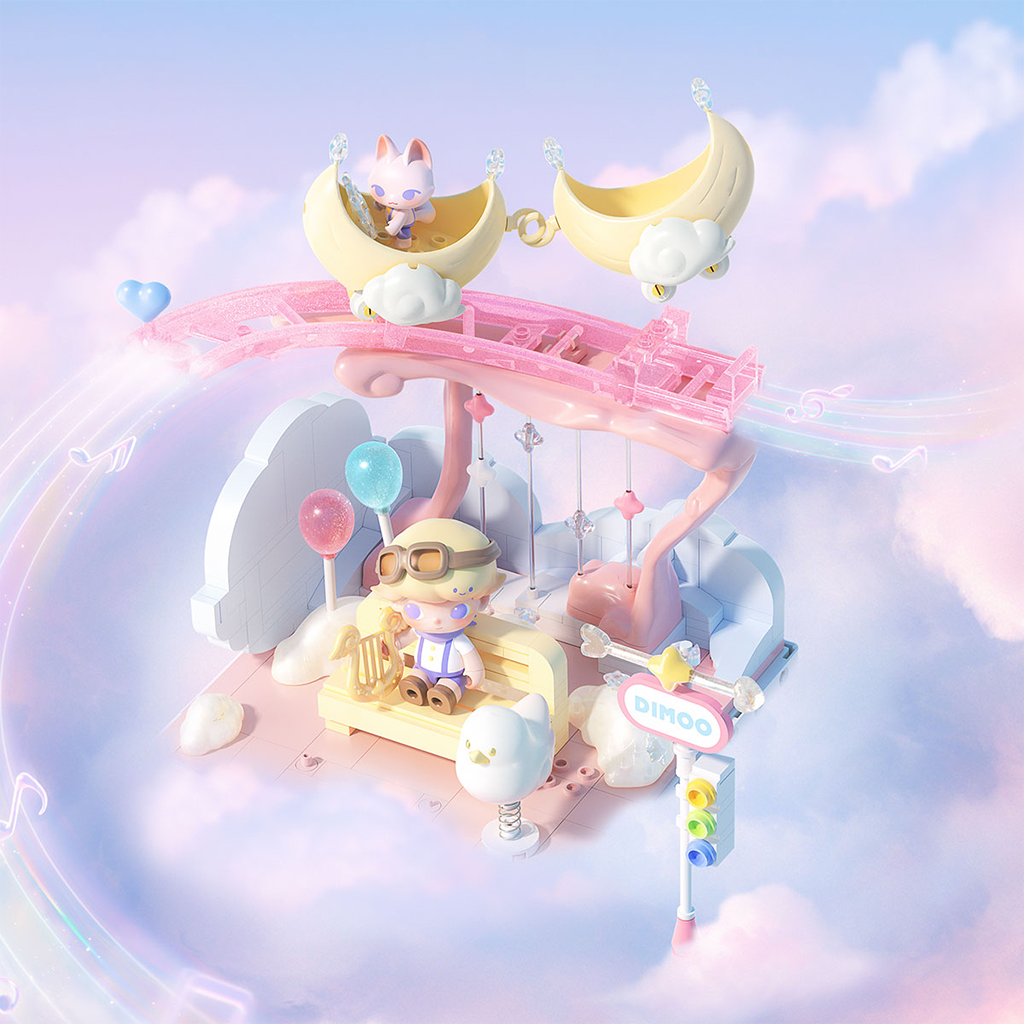 DIMOO Dream Melody Series Blocks-Crescent Moon Racer