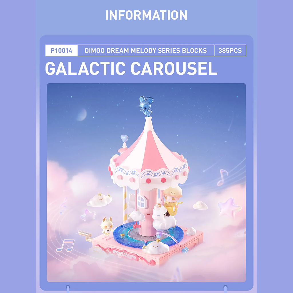 DIMOO Dream Melody Series Blocks-Galactic Carousel