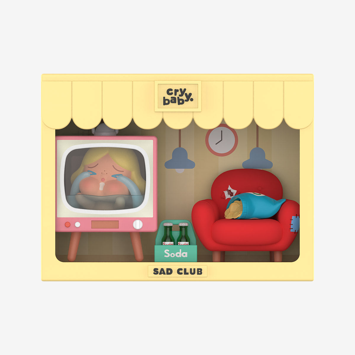 POP MART CRYBABY Sad Club Series Scene Sets Blind Box