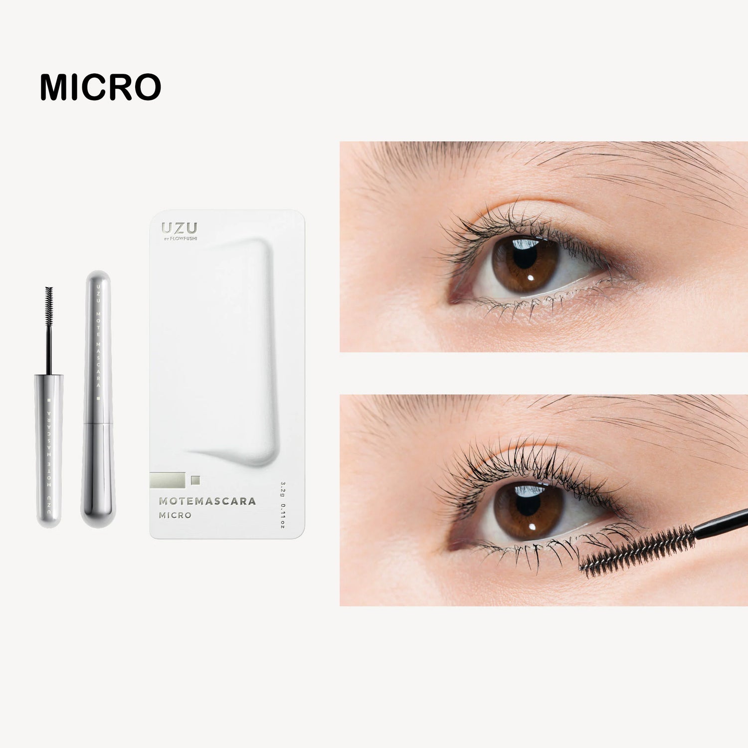 UZU Flowfushi Mote Mascara 5.5g