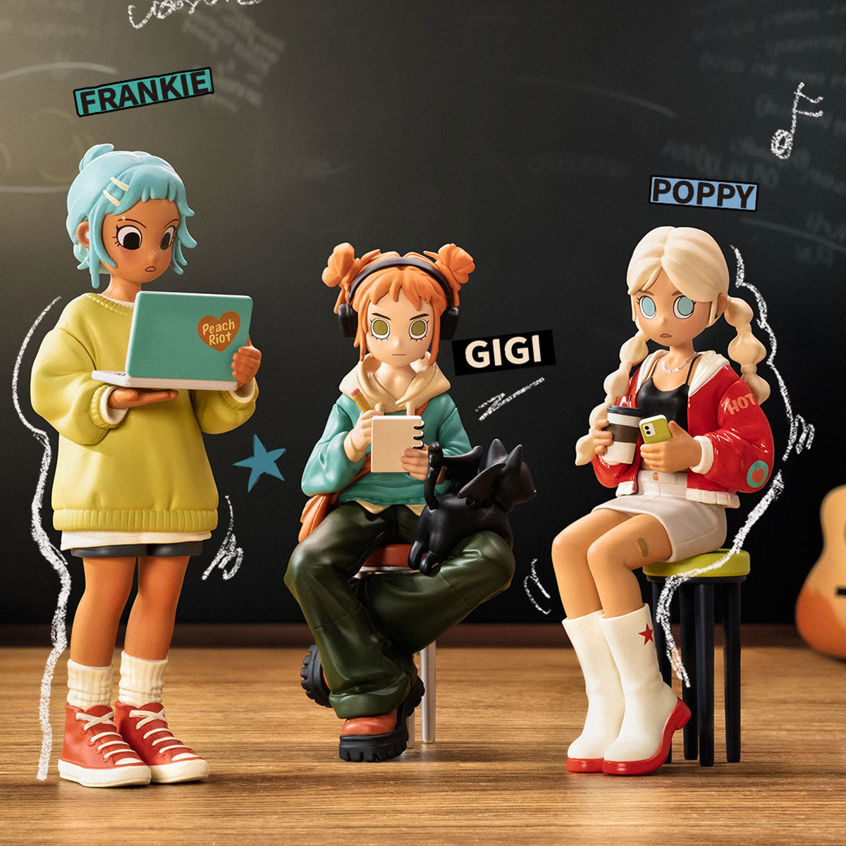 POP MART Peach Riot Rise Up Series Figures Blind box