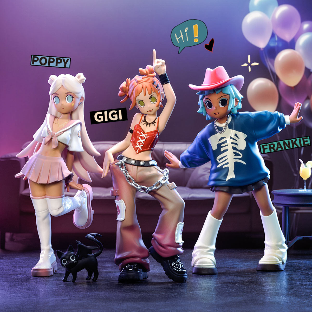 POP MART Peach Riot Rise Up Series Figures Blind box – LAMOUR