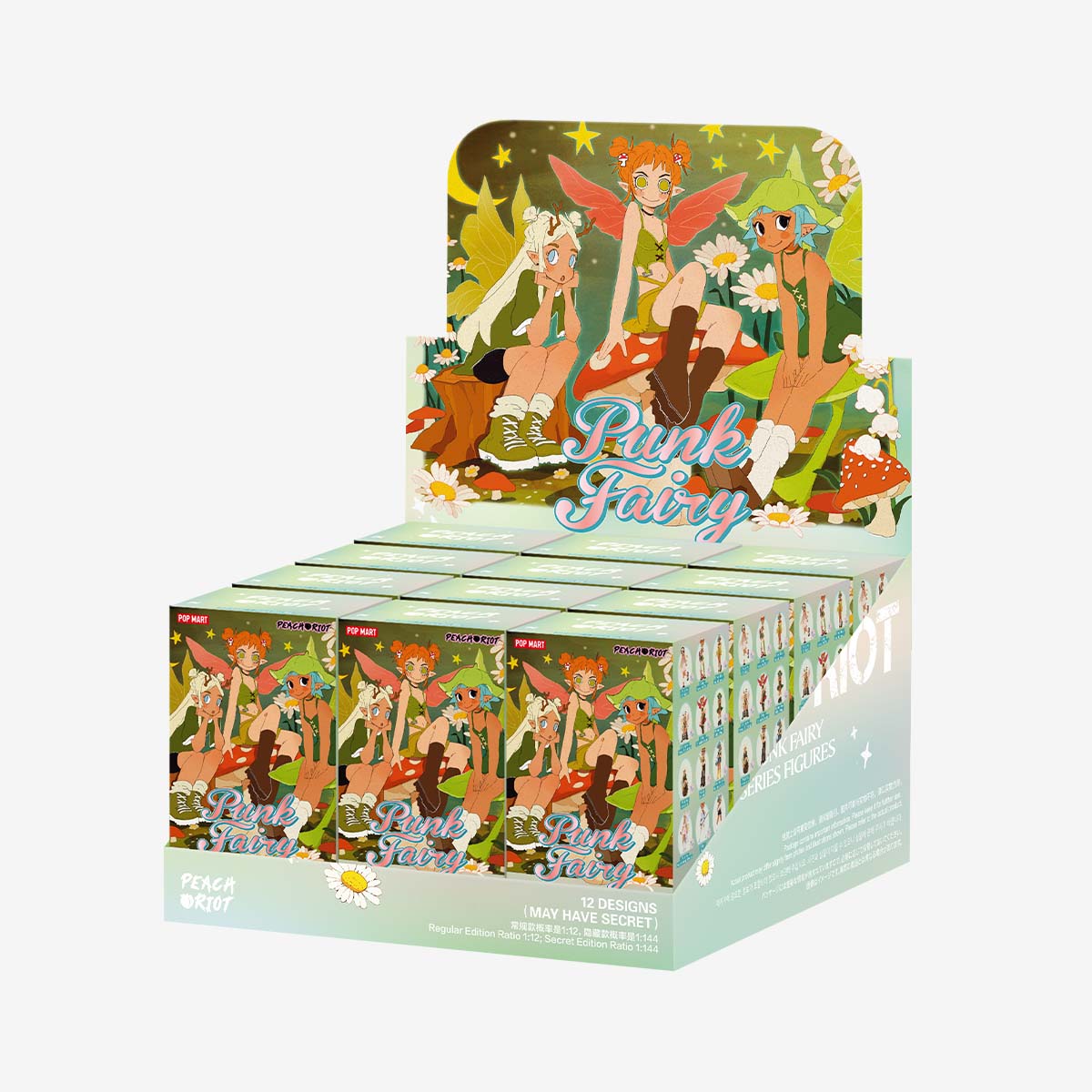 POP MART Peach Riot Punk Fairy Series Figures Blind box