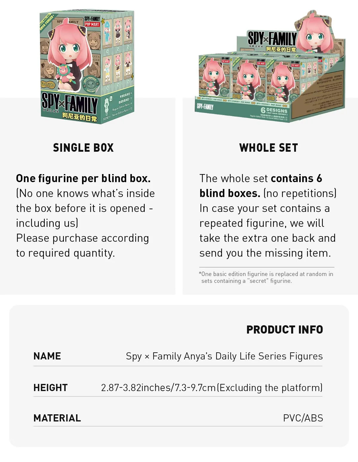 POP MART Spy × Family Anya&