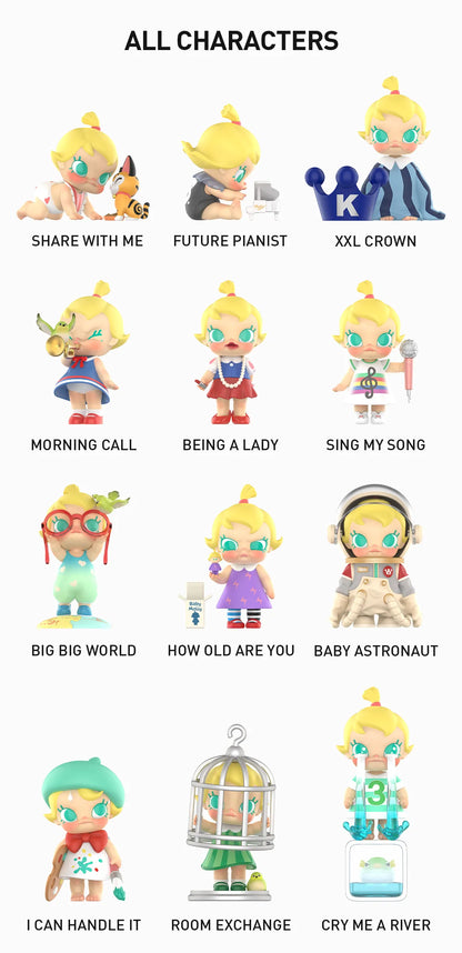 POP MART Baby Molly When I was Three！Series Figures Blind Box